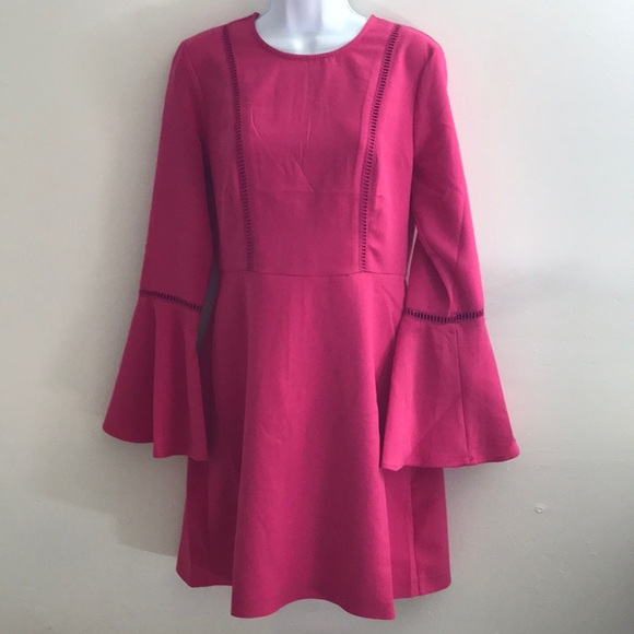 Charles Henry Dresses & Skirts - Deep pink/rose shape flattering dress.NWT